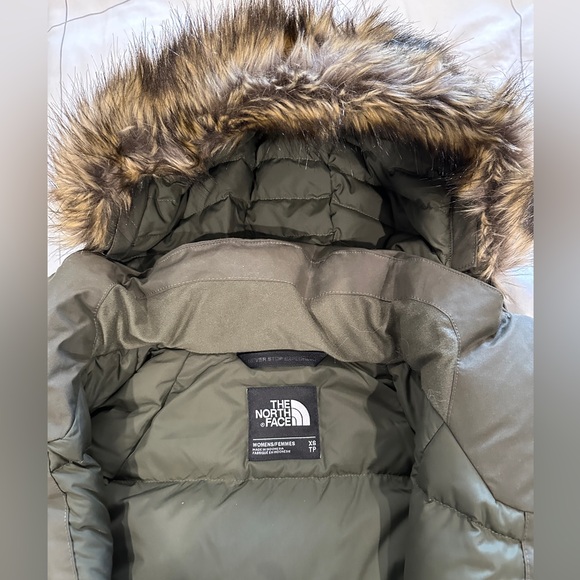 The North Face Arctic II Waterproof 550-Fill-Power Down Parka with Faux Fur Trim - Picture 2 of 6